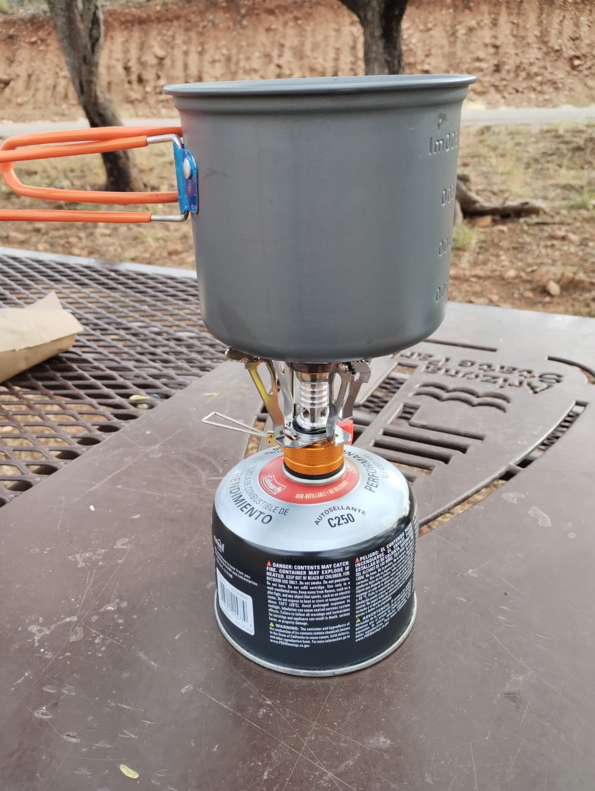 Sitio con sombra natural